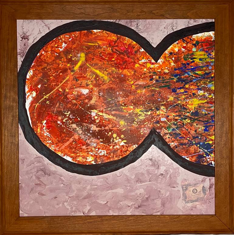 Original Abstract Expressionism Abstract Painting by Steve Behmke