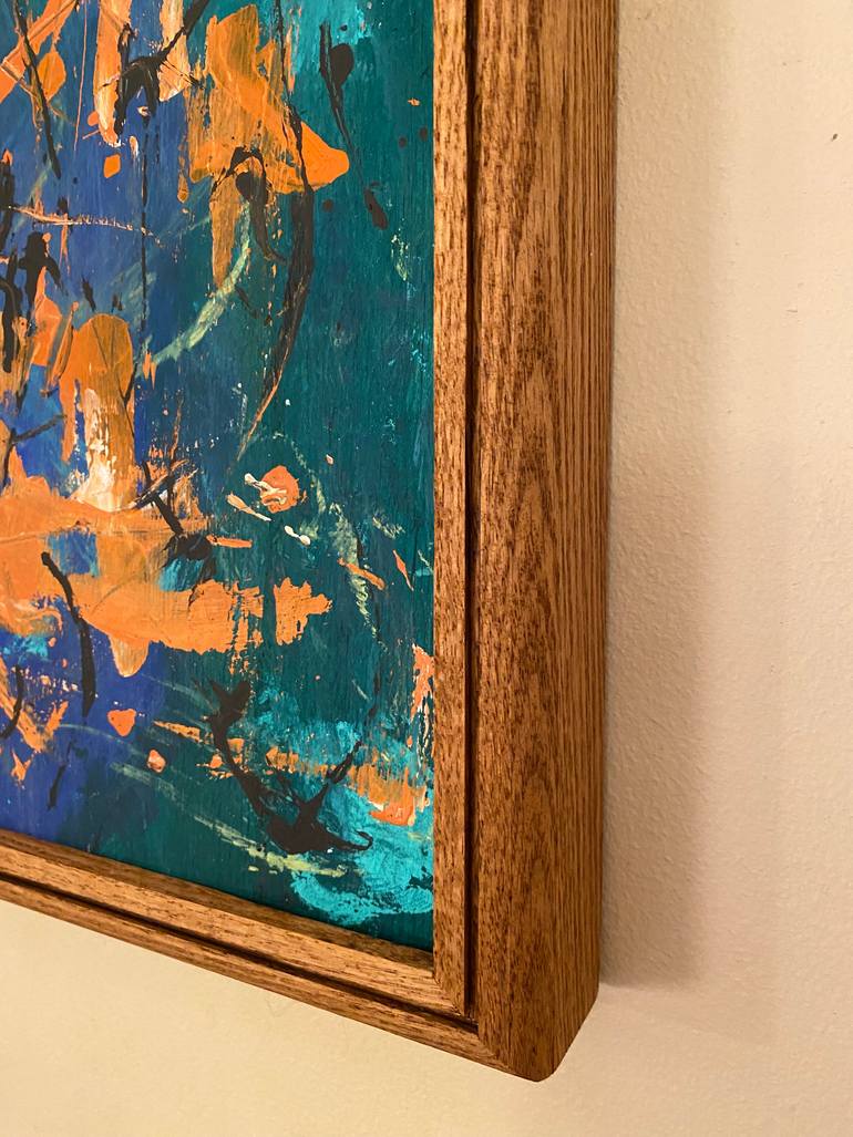 Original Abstract Expressionism Abstract Painting by Steve Behmke