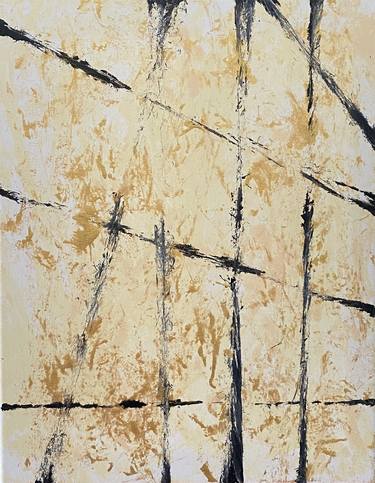 Original Abstract Expressionism Geometric Paintings by Steve Behmke
