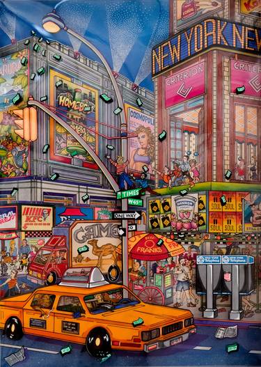 Original Pop Art Cities Paintings by Susannah MacDonald