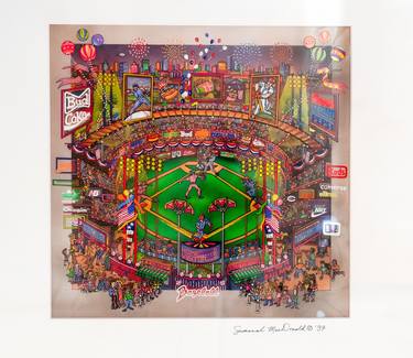 Original Pop Art Sports Paintings by Susannah MacDonald