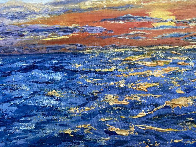 Original Impressionism Seascape Painting by Svitlana Snizhko