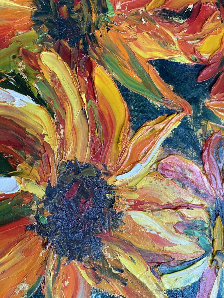 Original Impressionism Floral Painting by Svitlana Snizhko