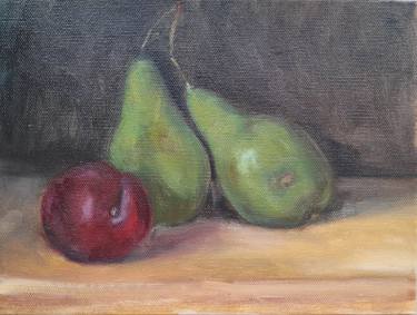 Original Baroque Food & Drink Painting by Liudmyla Lelechenko