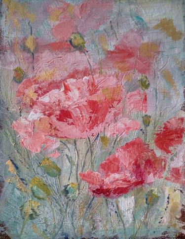 Print of Floral Paintings by Liudmyla Lelechenko