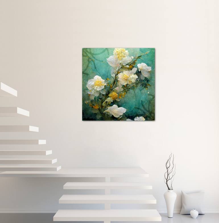 Original Contemporary Floral Digital by Mandy Koorneef