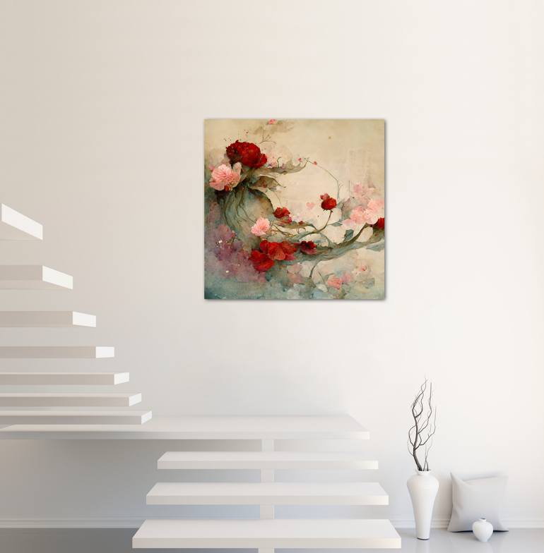 Original Contemporary Floral Digital by Mandy Koorneef