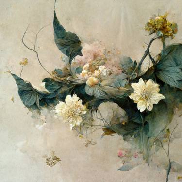 Original Surrealism Floral Digital by Mandy Koorneef
