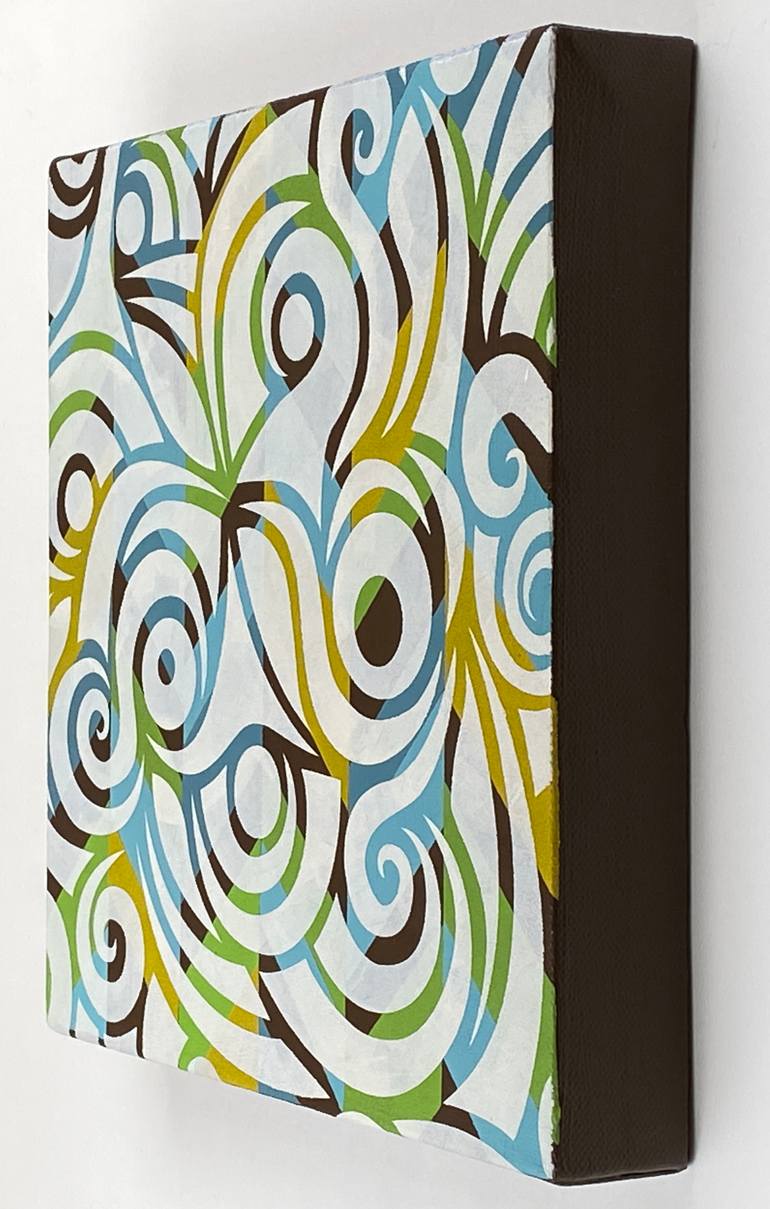 Original Geometric Abstract Painting by Mandy Koorneef