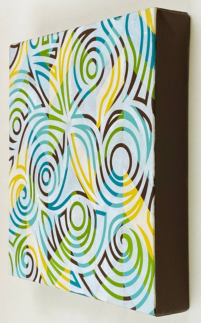 Original Geometric Abstract Painting by Mandy Koorneef