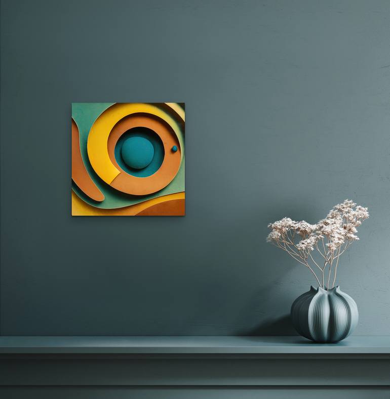 Original Abstract Mixed Media by Mandy Koorneef