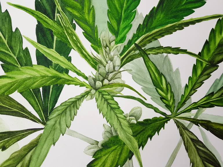 Original Realism Botanic Painting by Albina Litvinova