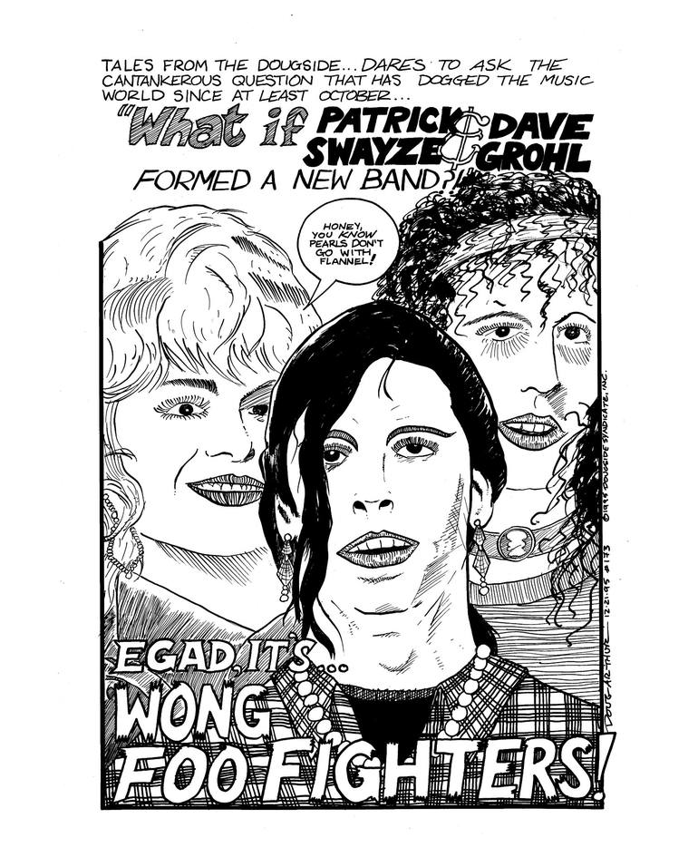 Tales From the Dougside #173 - Wong Foo Fighters! Drawing by Douglas ...