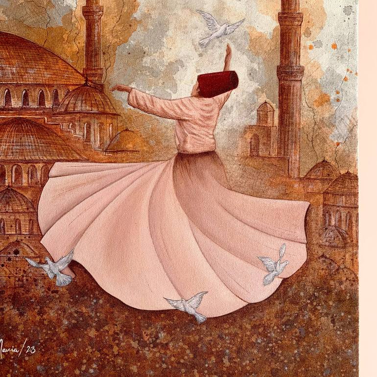 Original Performing Arts Painting by Maria Riaz