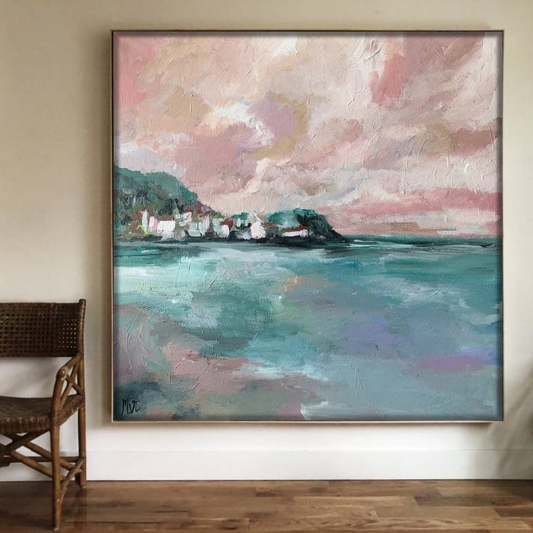 Original Abstract Landscape Painting by Victoria Bravo