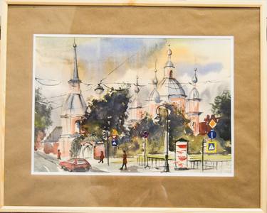 Original Architecture Paintings by Tata Bo