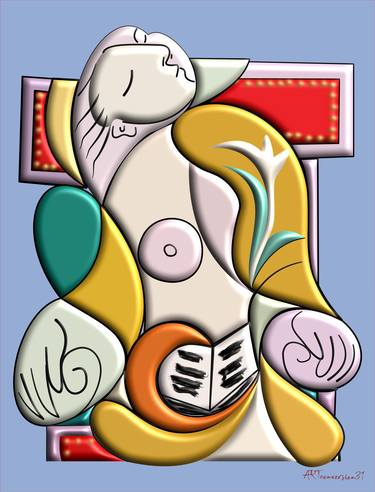 ARTCONVERSION NO.31 La Lecture Pablo Picasso thumb