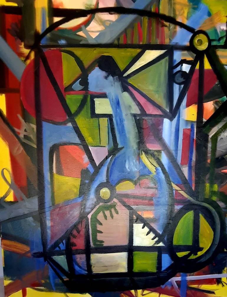 Gag Order Painting by Keyan Ghafar Saatchi Art