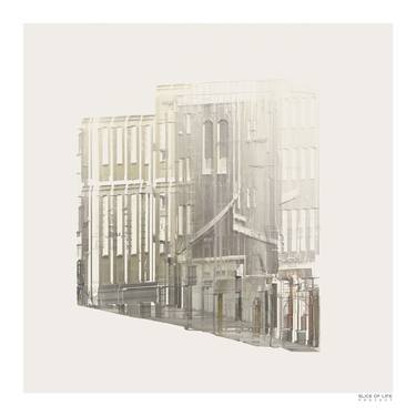 Original Architecture Mixed Media by VANESSA GKOULIOPOULOU