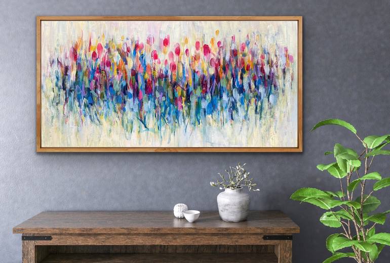 Original Abstract Painting by Ruth Becker