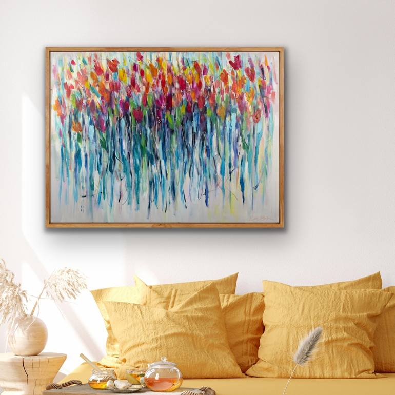 Original Abstract Painting by Ruth Becker