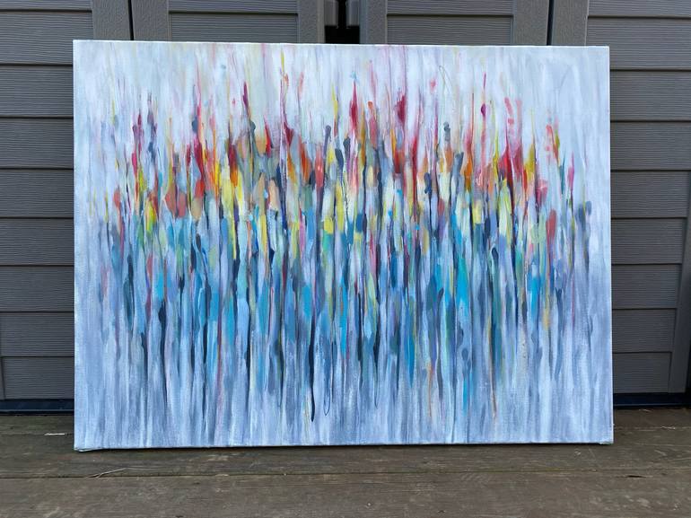 Original Abstract Painting by Ruth Becker