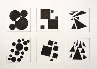 Original Geometric Drawings by Mark Stuchik