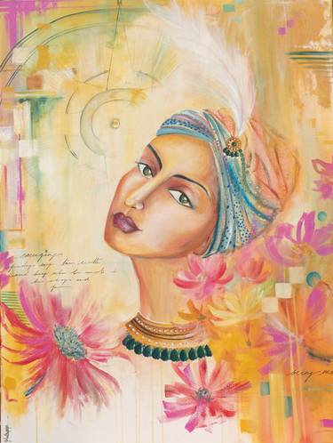 Original Contemporary Women Painting by Madhupriya Srinivasan
