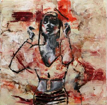 Original Abstract Women Paintings by Maria Krull