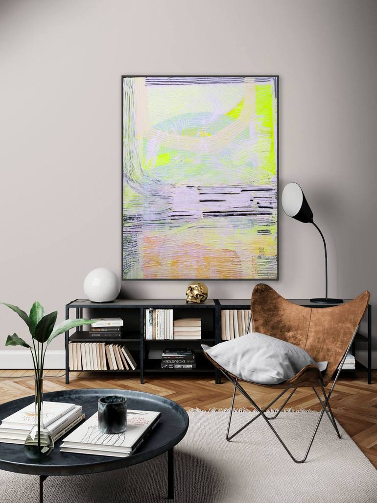 Original Abstract Painting by Mila Weis