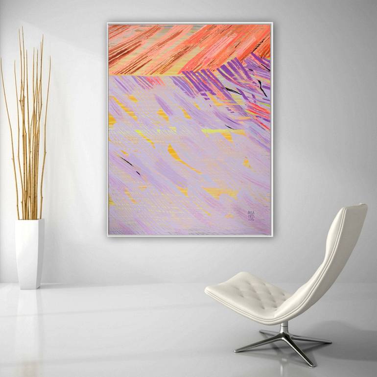 Original Expressionism Abstract Painting by Mila Weis