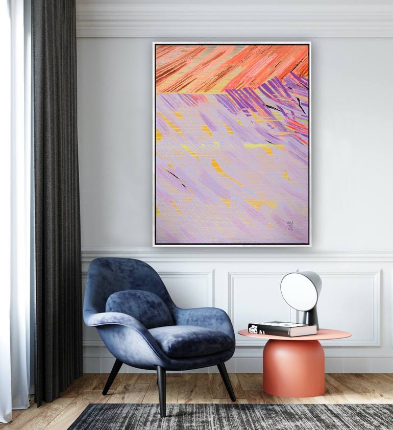 Original Abstract Painting by Mila Weis