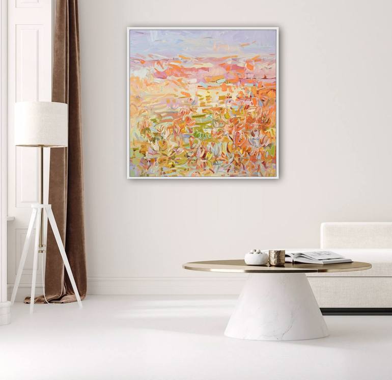 Original Impressionism Floral Painting by Mila Weis