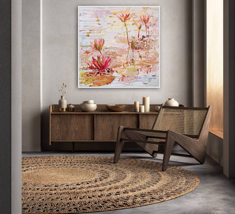 Original Floral Painting by Mila Weis