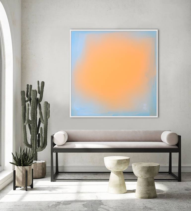 Original Minimalism Abstract Painting by Mila Weis