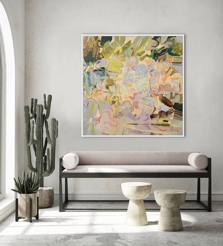 Original Floral Painting by Mila Weis