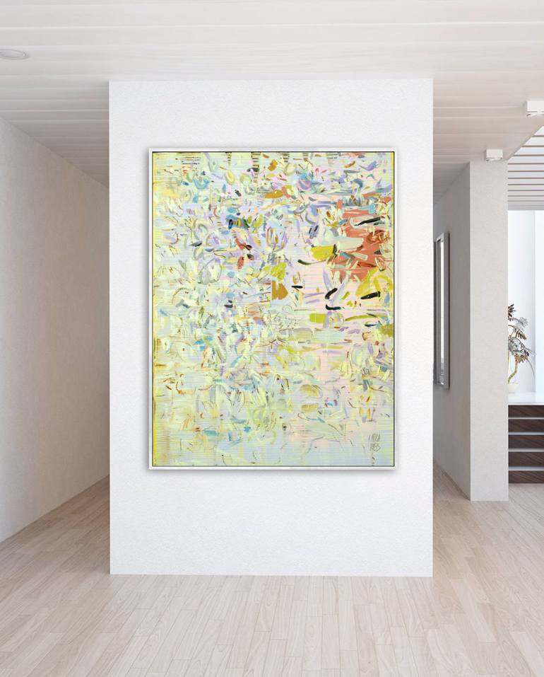 Original Impressionism Floral Painting by Mila Weis