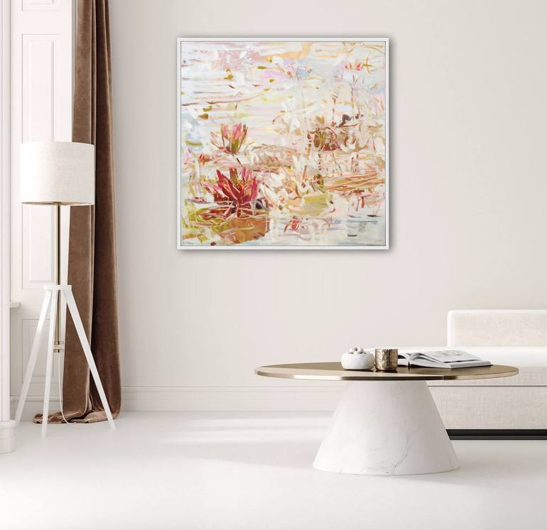 Original Impressionism Floral Painting by MILA WEIS