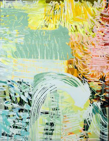 Original Expressionism Floral Painting by Mila Weis