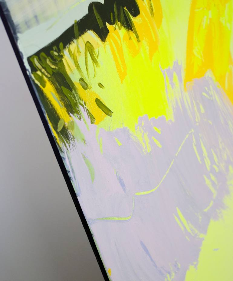 Original Abstract Expressionism Landscape Painting by Mila Weis