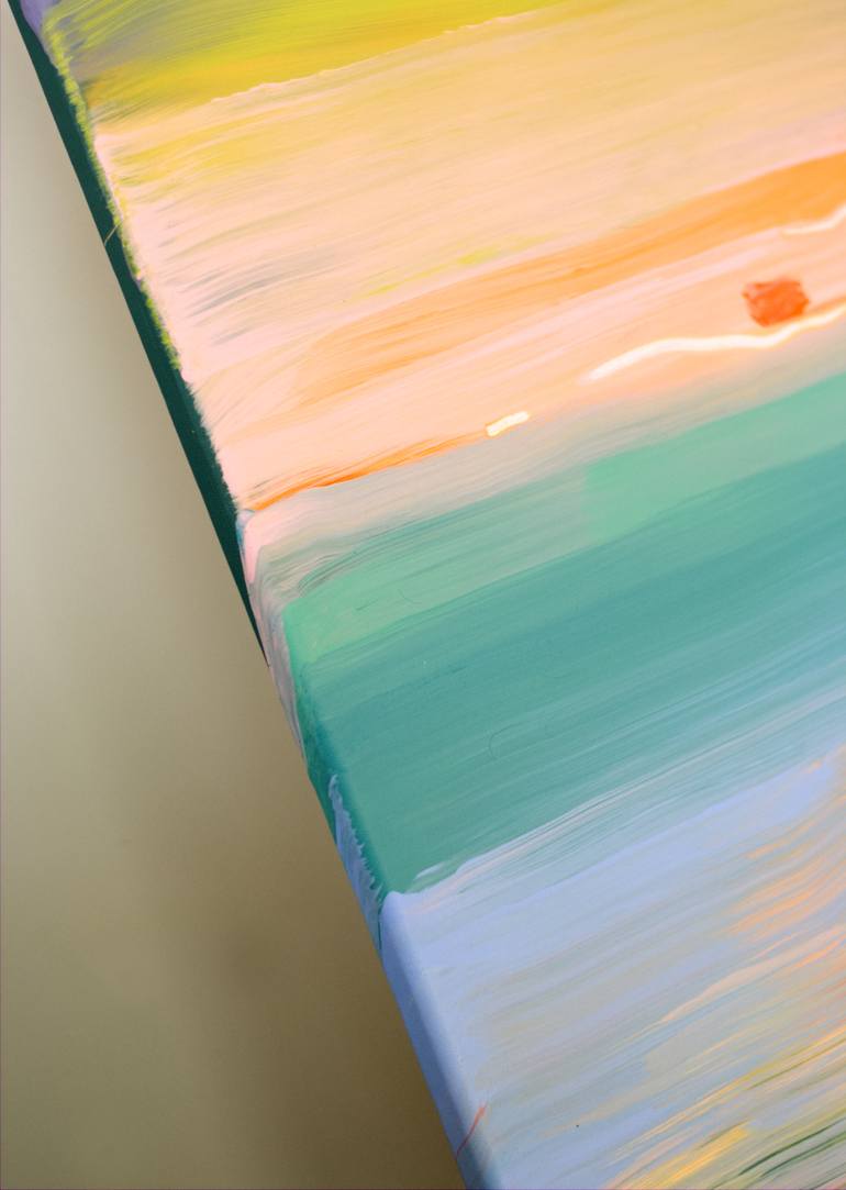 Original Abstract Seascape Painting by Mila Weis