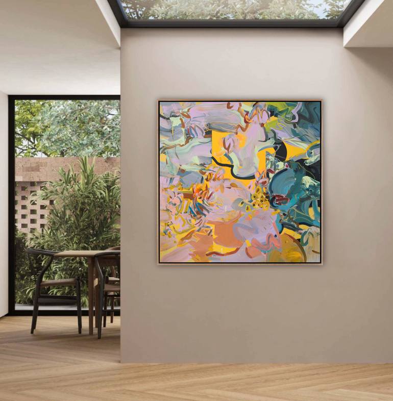 Original Impressionism Floral Painting by Mila Weis