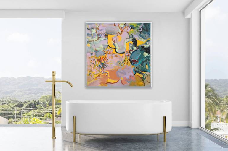 Original Impressionism Floral Painting by Mila Weis