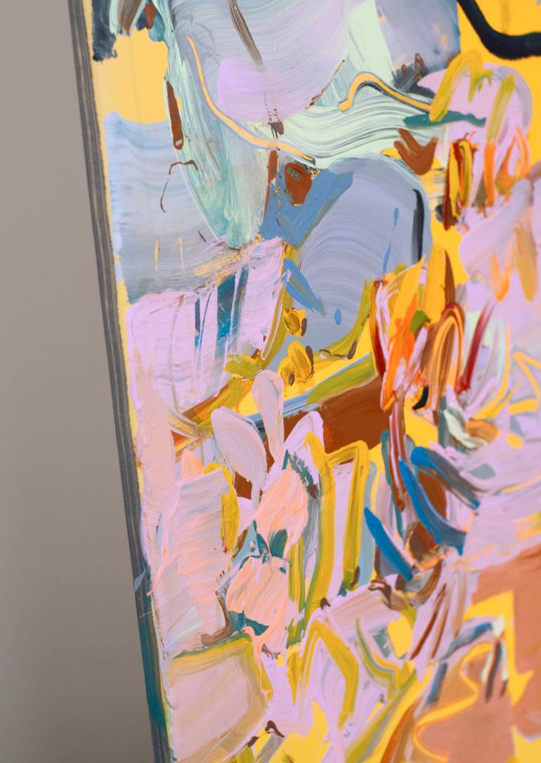 Original Impressionism Floral Painting by Mila Weis