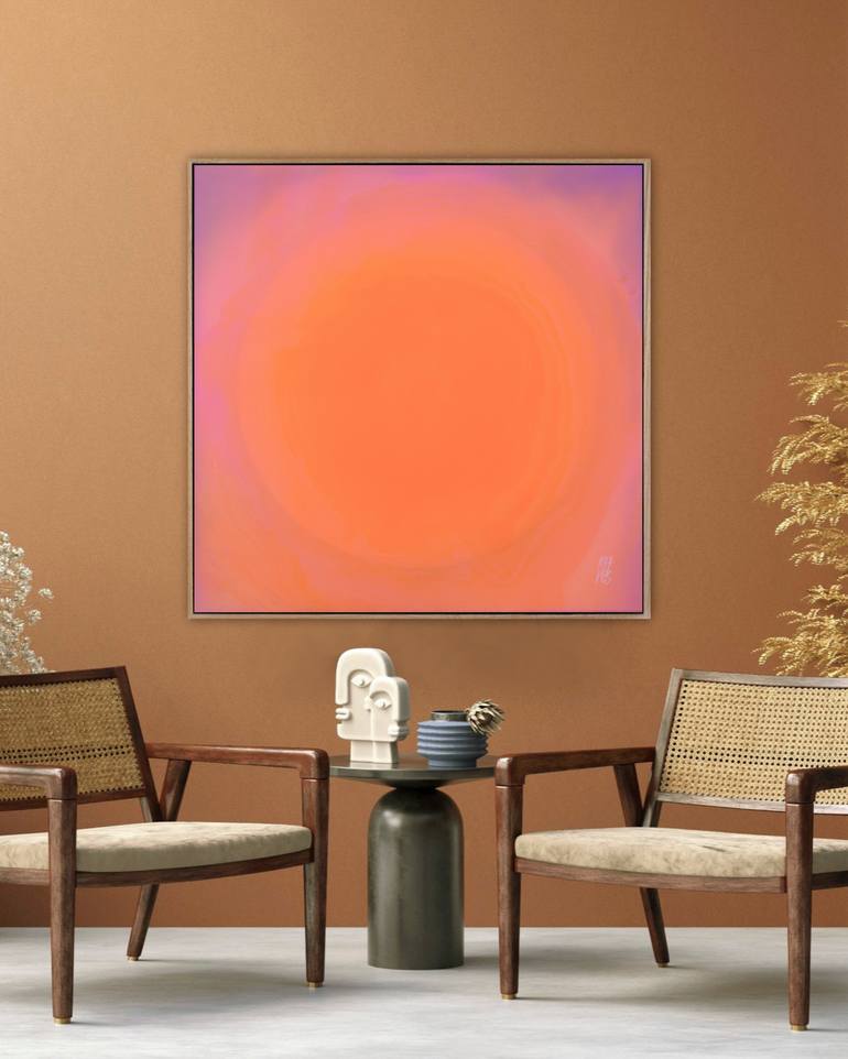 Original Minimalism Abstract Painting by Mila Weis