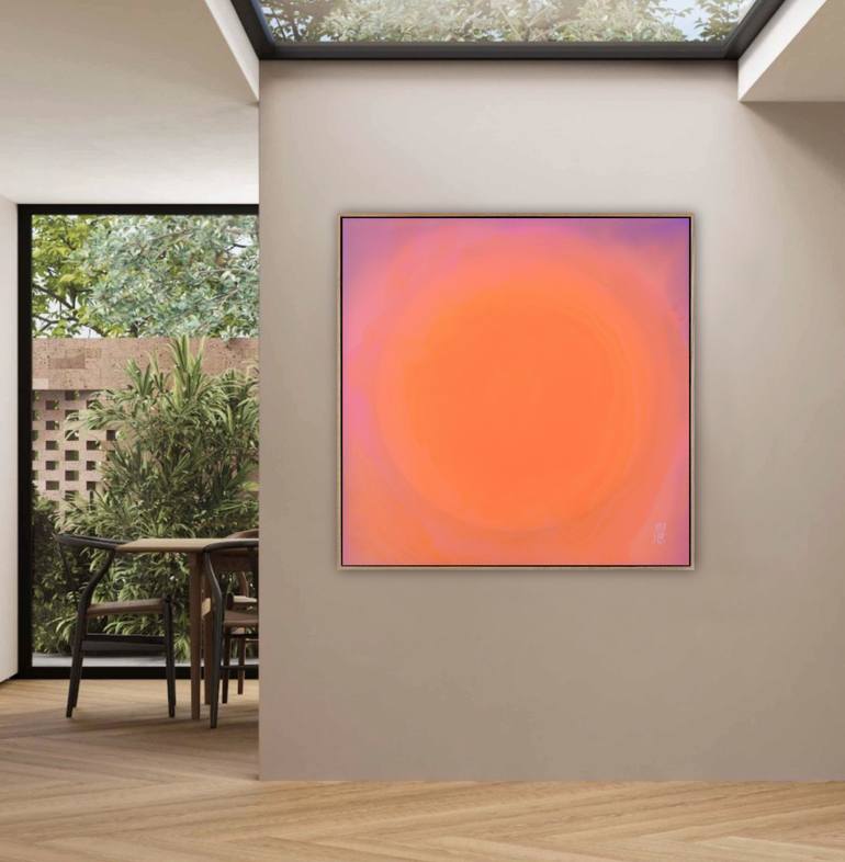 Original Minimalism Abstract Painting by Mila Weis