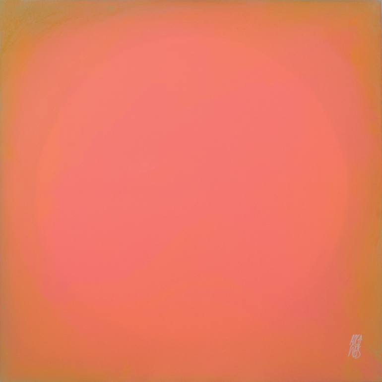 Original Color Field Painting Geometric Painting by Mila Weis