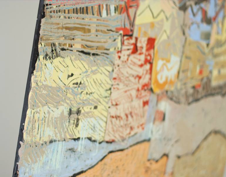 Original Abstract Landscape Painting by Mila Weis