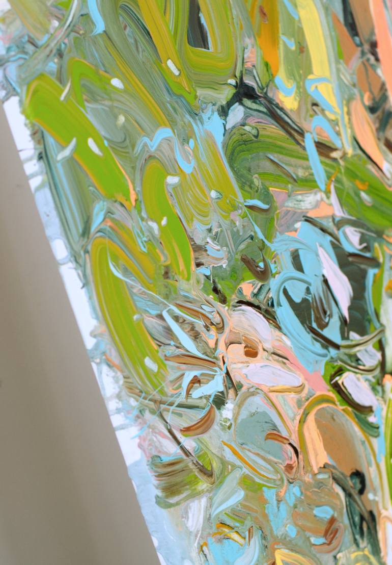 Original Impressionism Abstract Painting by Mila Weis