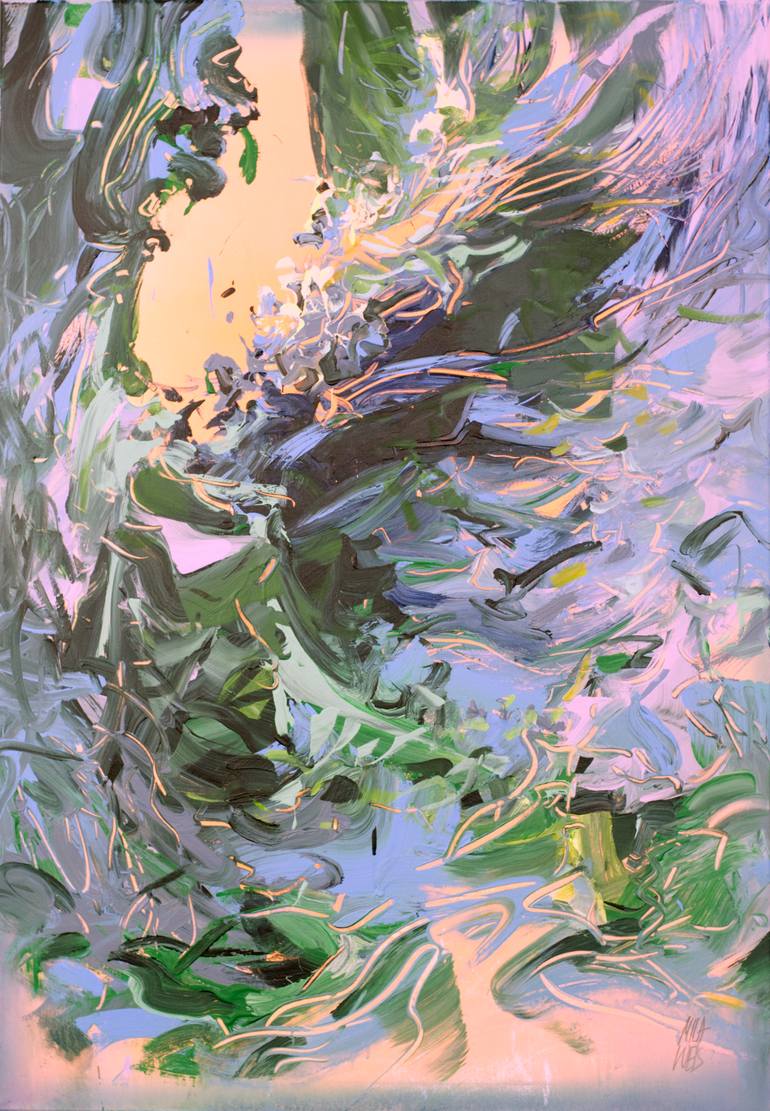 Original Impressionism Seascape Painting by Mila Weis